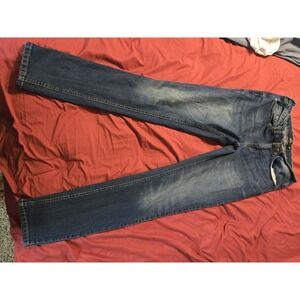 True Indigo Jeans Mens 30x32 Blue Straight Fit Denim Casual Pants